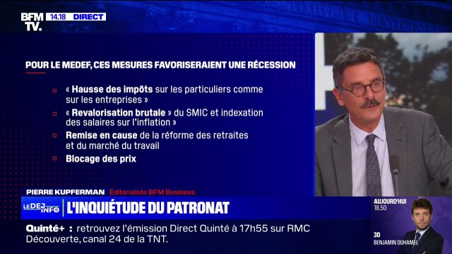 Le Medef et la CPME expriment leurs inquiétudes après les résultats des législatives