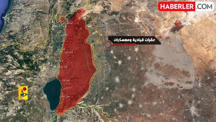 Hizbullah, Golan Tepeleri'ndeki İsrail askeri üslerini İHA ile görüntüledi