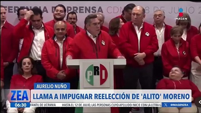 Aurelio Nuño llama a impugnar la reelección de Alito Moreno del PRI