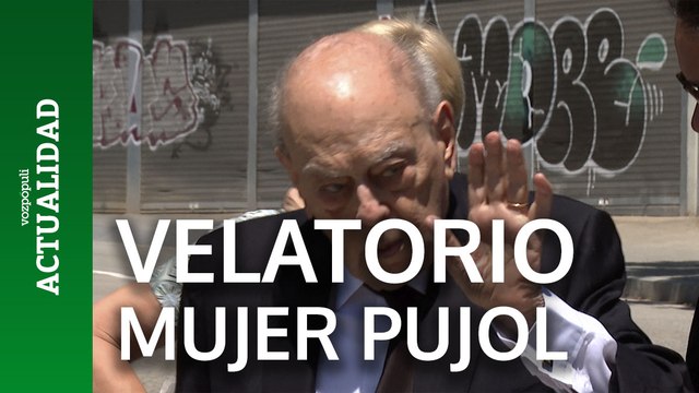 Jordi Pujol acude a las capilla ardiente de su esposa, Marta Ferrusola