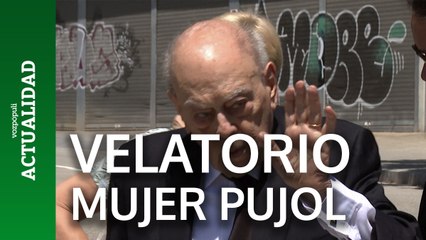Jordi Pujol acude a las capilla ardiente de su esposa, Marta Ferrusola