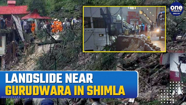 Shimla: Chaos near Gurudwara as Heavy Rain Triggers Landslide | Inspection and Restoration Underway