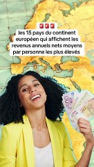  Classement des salaires moyens européens