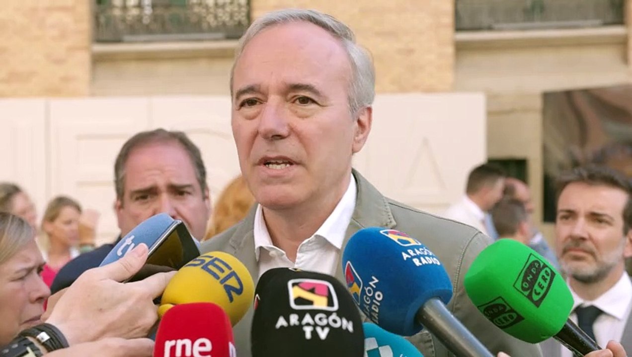 Azcón se pronuncia tras el órdago de Vox y asegura que mantiene comunicación con Bambú