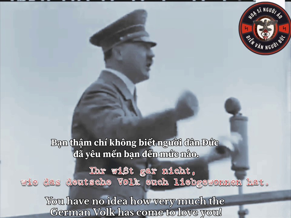 Hitler speech: Uns allen geht das Herz über vor Freude über euch. Nuremberg, 10 September 1936 Vietsub