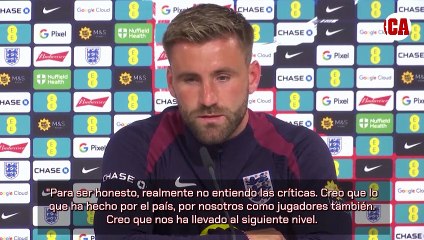 Euro 2024: Luke Shaw defiende a Southgate "Todos lo queremos"