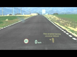 BMW Serie 3 (2012). Información proyectada en el parabrisas («Head up display»)
