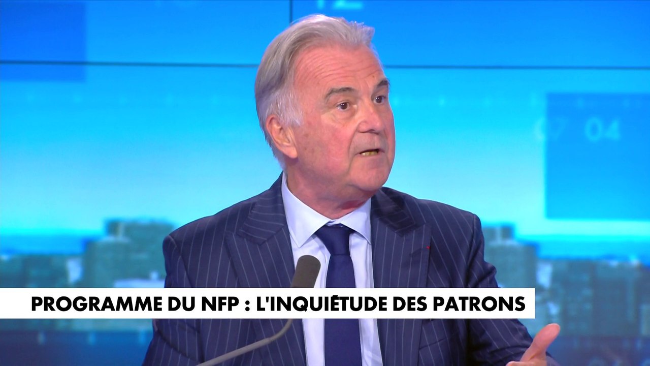 Michel Picon affirme que le programme économique du Nouveau Front populaire pourrait amener des petites entreprises à mettre la clé sous la porte