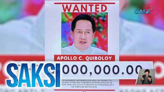 Kinuwestyon ng kampo ni Pastor Apollo Quiboloy ang motibo ng mga indibidwal na nag-alok ng sampung milyong pisong pabuya para ituro ang kinaroroonan ng pastor | Saksi