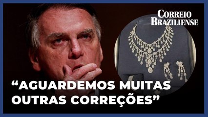 BOLSONARO IRONIZA ERRO DA PF SOBRE JOIAS