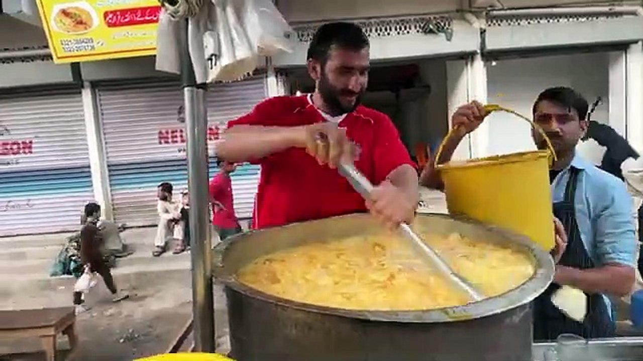 Crushed Ice Banana Mango Juice Road Side Summer Drink Banana Shake