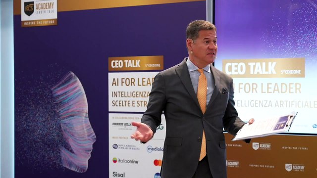 Ceo Talk, Pisano sull'Ai: dagli assistenti alla user experience, bene le sperimentazioni. Ma attenzione all'apprendimento umano