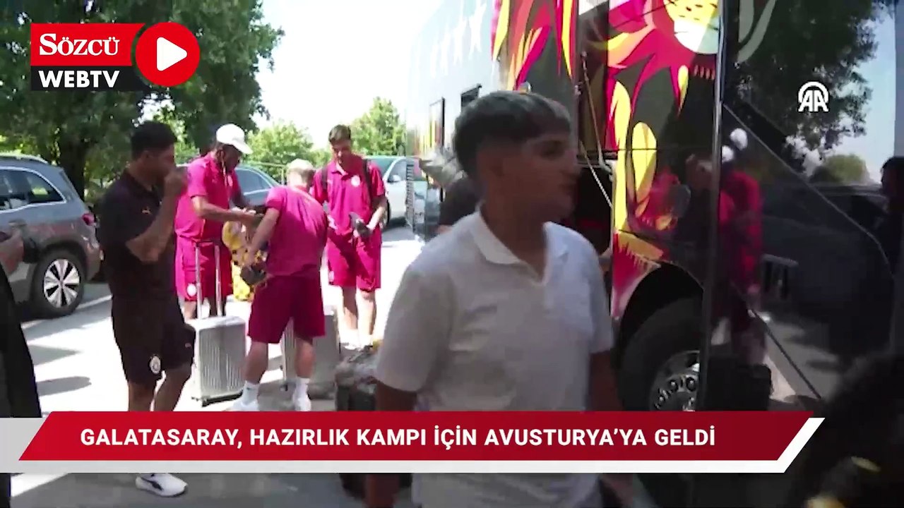 Galatasaray, hazırlık kampı için Avusturya'ya geldi