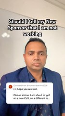 Should I tell my new Sponsor that I am not working with my previous Skilled Worker Sponsor?