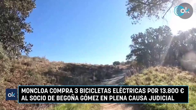Moncloa compra 3 bicicletas eléctricas por 13.800 € al socio de Begoña Gómez en plena causa judicial