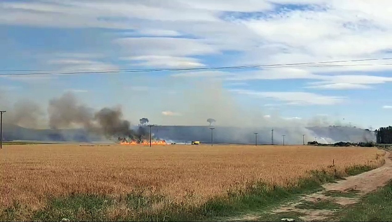 Incendio en La Cistérniga