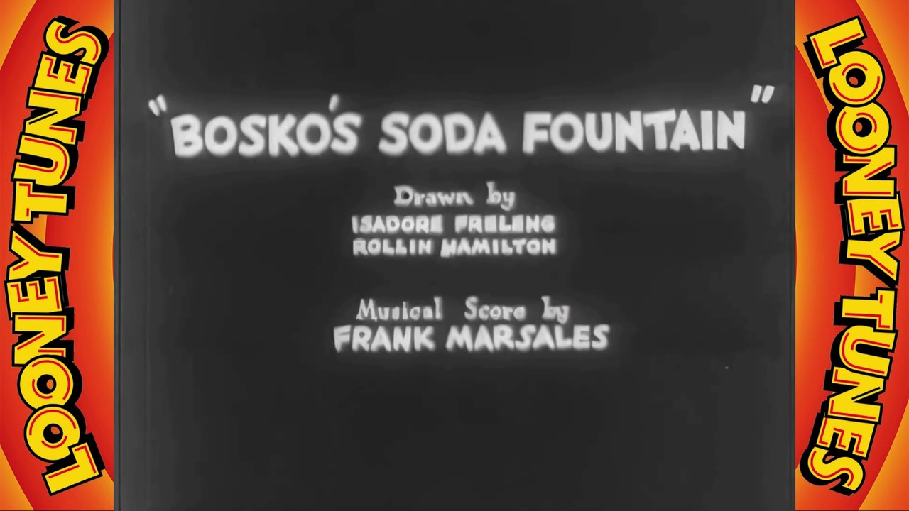Looney Tunes short 19 -  Bosko's Soda Fountain