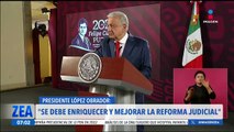 López Obrador responde al llamado de la ministra presidenta de la SCJN, Norma Piña