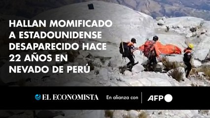 Hallan momificado a estadounidense desaparecido hace 22 años en nevado de Perú