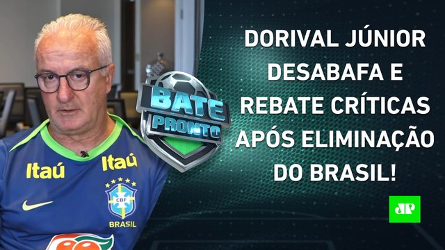 Dorival DÁ ENTREVISTAS, REBATE CRÍTICAS e vê COVARDIA após ELIMINAÇÃO da Seleção! | BATE-PRONTO