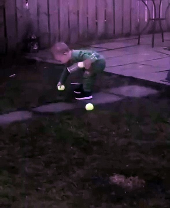 He Found So many Balls.