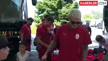 Galatasaray hazırlık maçı için Avusturya'da! Galatasaray'dan ilk görüntüler