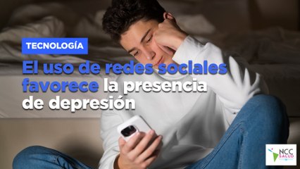 El uso de redes sociales favorece la presencia de depresión