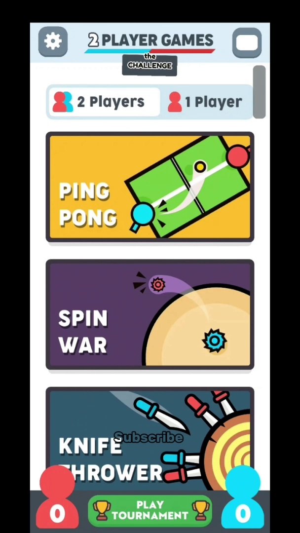 2 Players Game Game play