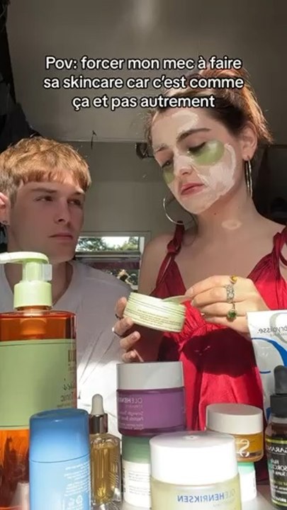 Pov : forcer mon mec à faire sa skincare 