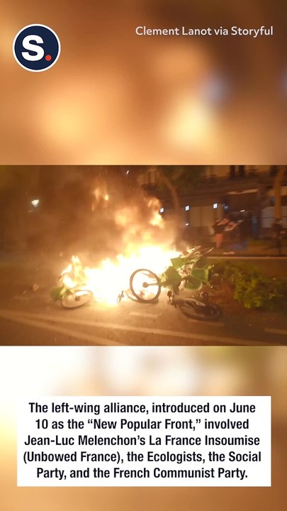 Police Charge Protesters During Clashes in Paris