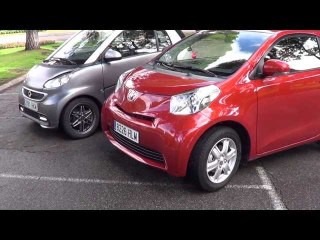 Comparativa: capacidad de giro. smart fortwo / Toyota IQ