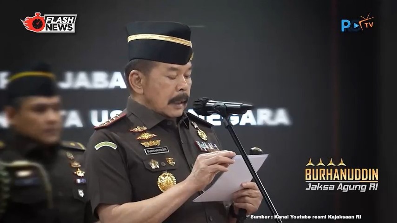 Jaksa Agung ST Burhanuddin Lantik Feri Wibisono Sebagai Wakil Jaksa Agung