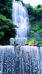 The beautiful water fall