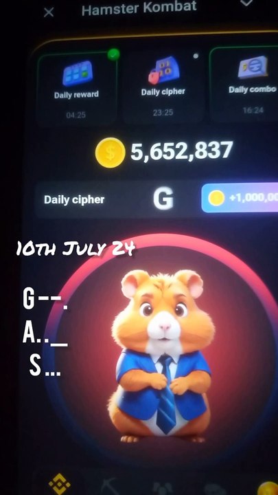 The Voice of World community/ Hamster kombat clpher codes