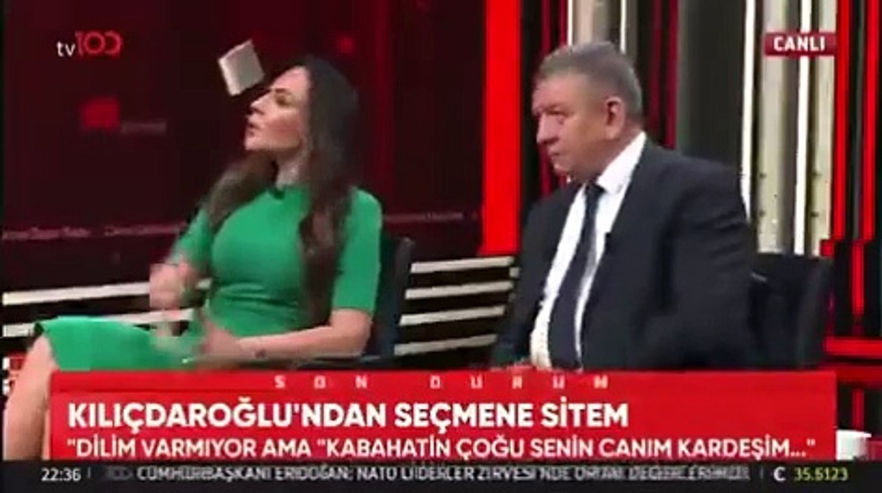 Şaban Sevinç'ten Buket Aydın'a "saat" göndermesi: Aydın yayını terk etti, Sevinç özür diledi
