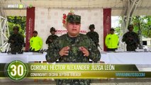 El Ejército Nacional ubica arsenal de armamento y artefactos explosivos del Clan del Golfo