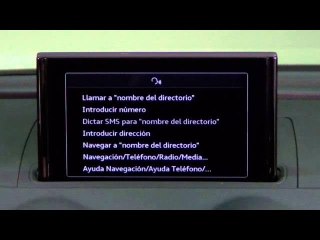 Audi A3 Sportback. Modelo 2013. Comunicación