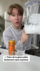 Comment faire de la glace pilée chez soi sans machine 