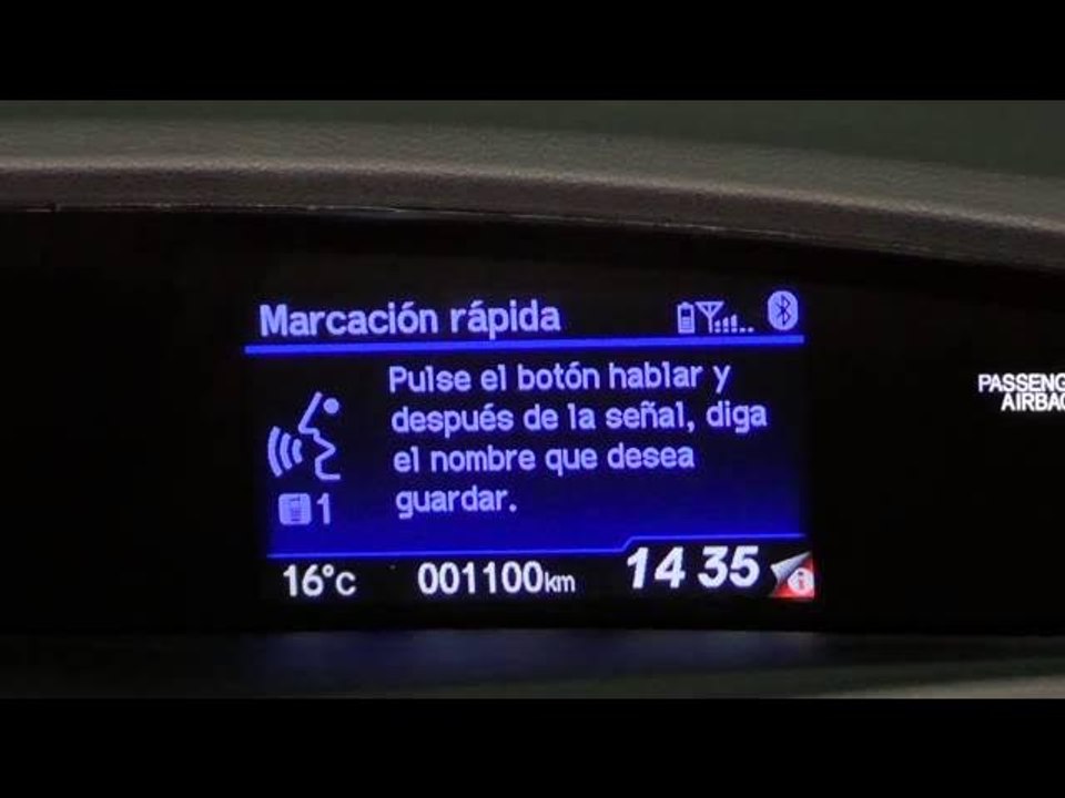 Honda Civic. Modelo 2012. Comunicación