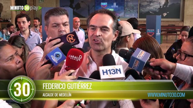 Tras anuncio de la posible suspensión del servicio del Metroplús en Manrique, el alcalde de Medellín Federico Gutiérrez se pronunció
