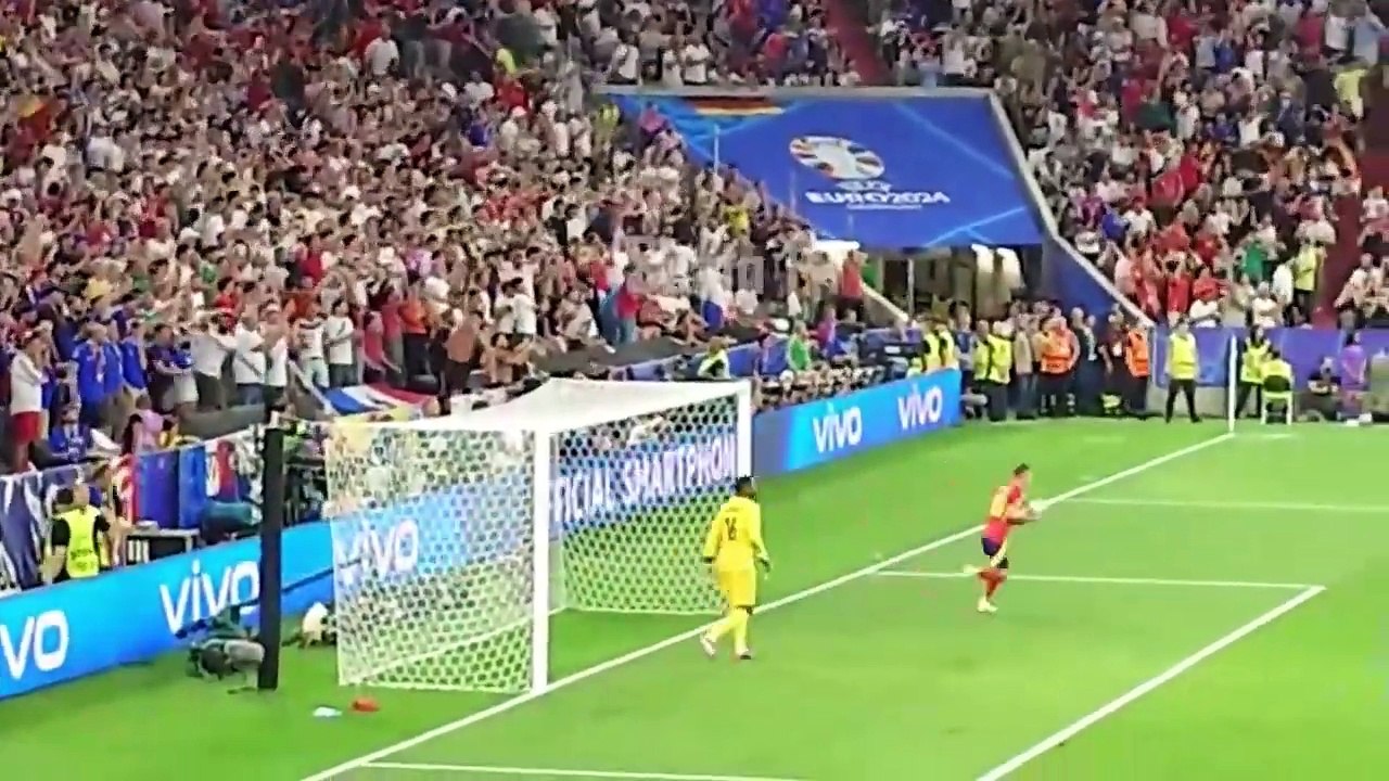EURO 2024 Francia vs España 12 Todos los goles destacados ampliados