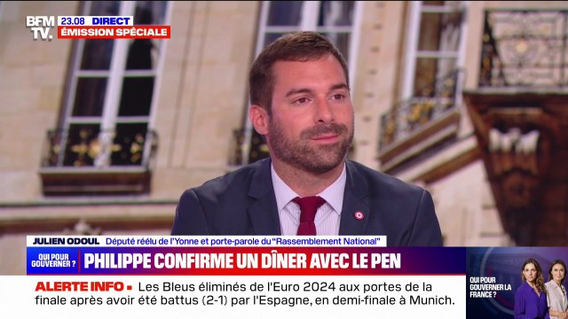 Dîner de Marine Le Pen avec Édouard Philippe: Nous ne sommes pas sectaires , défend Julien Odoul (RN)