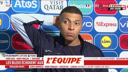 Mbappé : « On n'a pas été bon » - Foot - Euro - Bleus