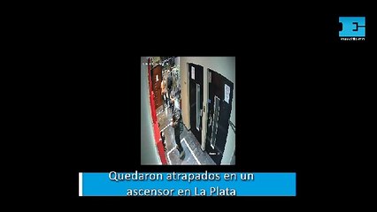Quedaron atrapados en un ascensor en La Plata