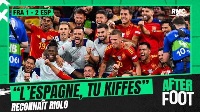 France 1-2 Espagne : Quand tu regardes l'Espagne, tu kiffes avoue Riolo