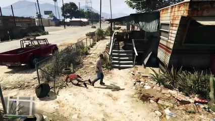 Trevor vendo sua mãe depois de anos (Grand Theft Auto V)