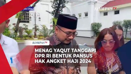 Respons Menag Yaqut soal DPR Bentuk Pansus Hak Angket Haji 2024