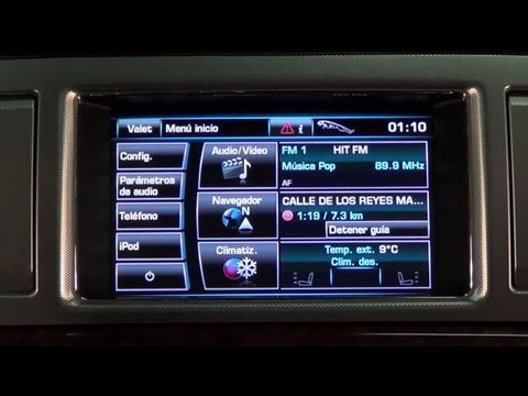 Jaguar XF Sportbrake. Modelo 2011. Ajustes e información sistema multimedia