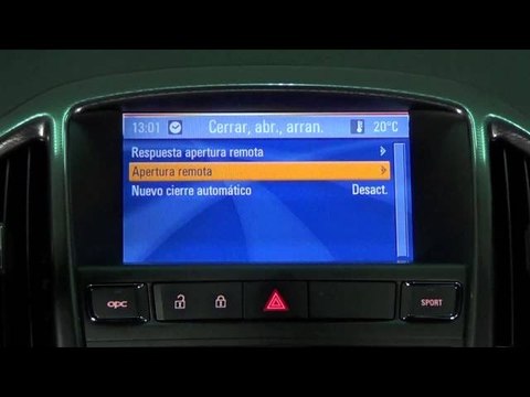 Opel Astra OPC. Modelo 2012. Ajustes e información Navi 900
