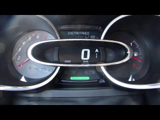 Renault Clio RS. Modelo 2013. Proceso para activar el "Launch Control"